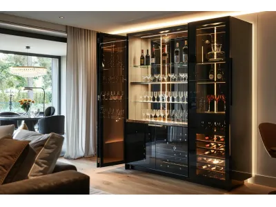 Tall Bar Cabinets