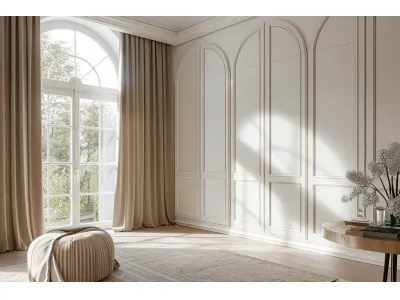 Arched Paneled Wardrobes