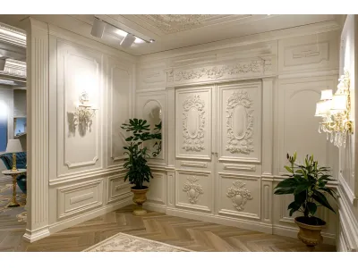 Decorative Moulded Paneled Wardrobes