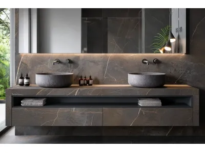 Double Basin Countertop