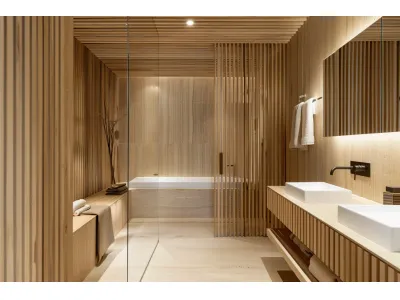 Wood Panel Partitions