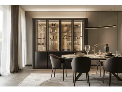 Glass Front Dining Cabinets