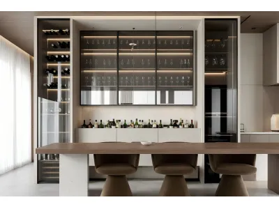 tall dining cabinet