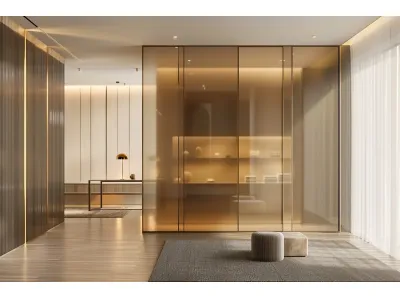 Bronze Glass Wardrobes