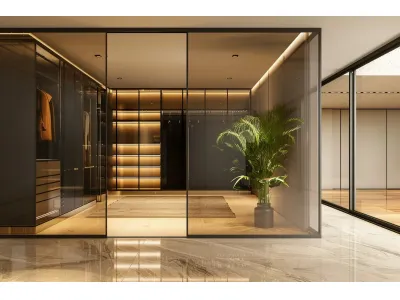 Smoked Glass Wardrobes