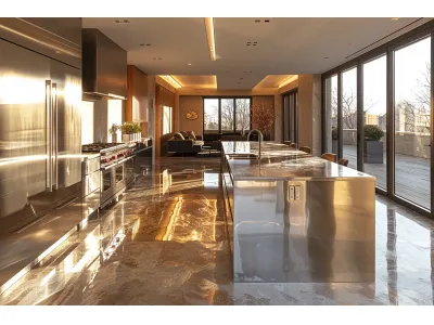 Metallic High Gloss Cabinets