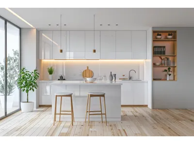 White High Gloss Cabinets