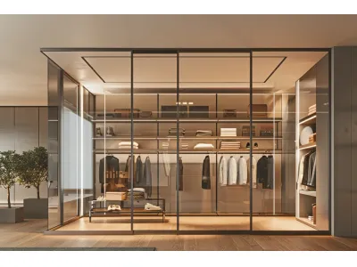 Glass Hinged Wardrobes