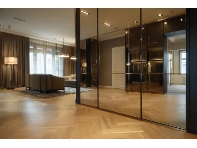 Mirrored Hinged Wardrobes