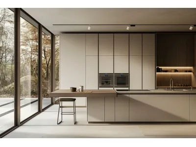 Matte Lacquer Cabinets