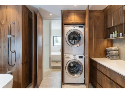 Stacked Laundry Units