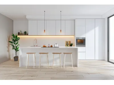 White Matte Cabinets