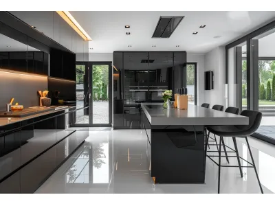 High Gloss Melamine Cabinets