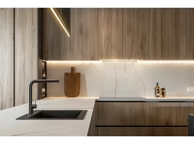 Wood Grain Melamine Cabinets