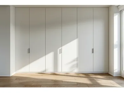 Solid Color Melamine Wardrobes