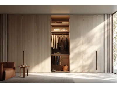 Wood Grain Melamine Wardrobes