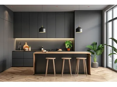 Flat Panel European Cabinets