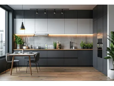 Two Tone European Cabinets