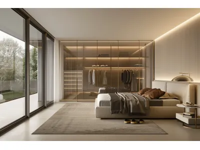 Glass Modular Wardrobes