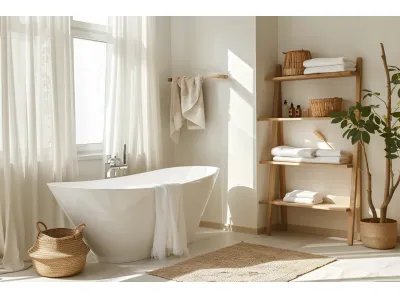 Freestanding Open Shelves