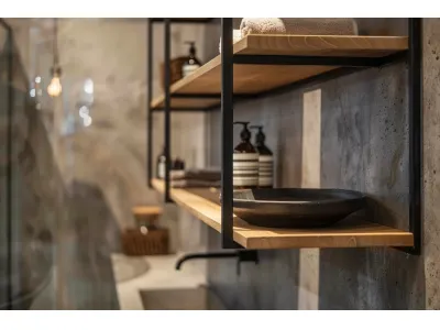 Metal Frame Shelves