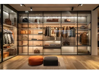 Glass Open Wardrobes