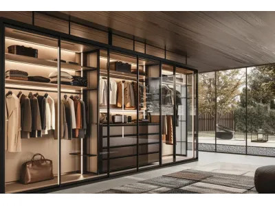 Metal Frame Open Wardrobes
