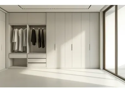 Minimalist Open Wardrobes