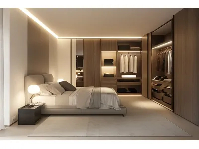 Wall Mounted Open Wardrobes