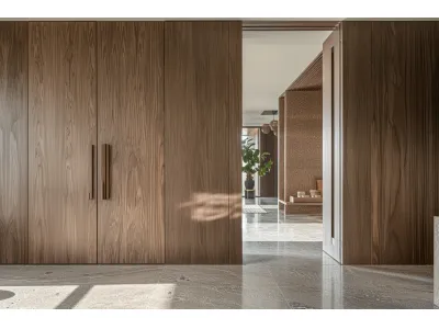 Wood Veneer Pocket Doors