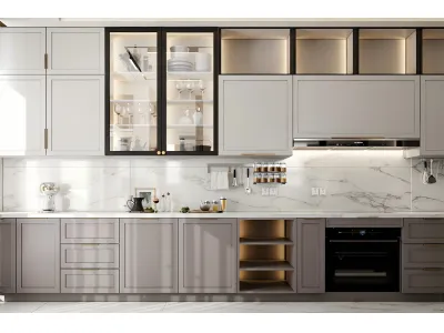 Glass Front Pvc Cabinet