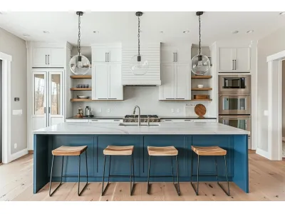 Two Tone Shaker Cabinets