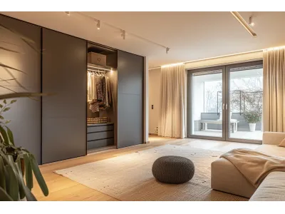 Matte Sliding Door Wardrobes