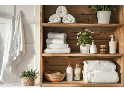 Open Shelf Tall Cabinets