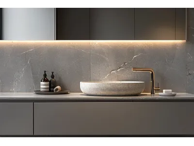 Integrated Countertop Vanity