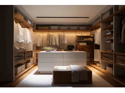 Island Walk in Wardrobes