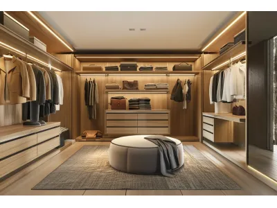 Open Walk in Wardrobes