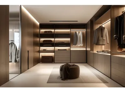 High Gloss Veneer Wardrobes