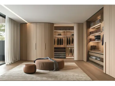 Natural Oak Veneer Wardrobes
